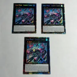3x Gold Pride - Chariot Carrie CYAC-EN088 Starlight Rare 1st Edition NM Yugioh 2 - Image 1