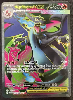 Pokemon TCG Card - Phantasmal Flames - Mega Charizard X ex - 109/094 English - Image 1