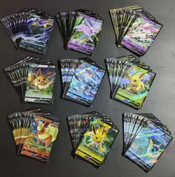90 Lot Pokemon TCG S-Chinese Card ONE STAR Eevee Sylveon Gem Pack J05 - Image 1