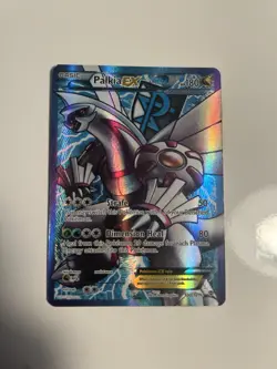 Palkia EX (Team Plasma) 100/101 Full Art Pokemon Card Damaged Condition - Image 1