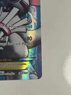 Palkia EX (Team Plasma) 100/101 Full Art Pokemon Card Damaged Condition - Image 5