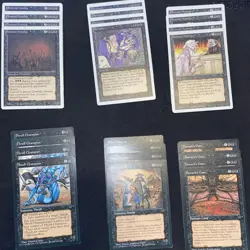 English - MTG Lot Of 100 Black Rares - 25 Plays Sets - All Reserved List Cards - Image 2