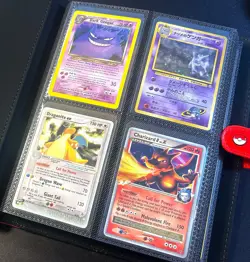 Lot of 100 ALL HOLO Vintage Pokemon Card Binder Collection - Image 1