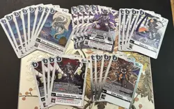 Digimon Card Game Core Deck Eaters BT22 Playsets Plus 8 Species Forms C U and R - Image 1