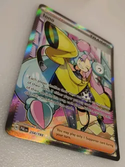 Iono Pokemon TCG Paldea Evolved Holo Ultra Rare Full Art Card 254/193 - Image 4