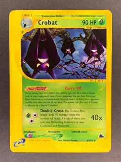 Crobat 006/144 Skyridge e series 2003 English Pokemon Card - Image 1
