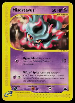Pokemon Card - Misdreavus Skyridge 39/144 Uncommon Non Holo - Image 1