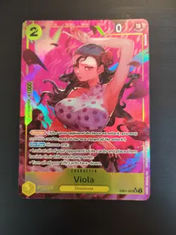 CARD ONE PIECE TCG - Viola EB01-052 Alt Art Memorial Collectio NEAR MINT English - Image 1