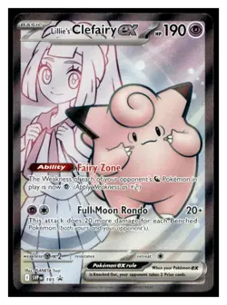 Lillie's Clefairy ex #195 SV: Scarlet & Violet Promo Cards Pokemon Promo - Image 1