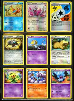 Pokemon Black & White Series Set Cards Collection Lot REVERSE HOLO Foil RARE NM - Image 2