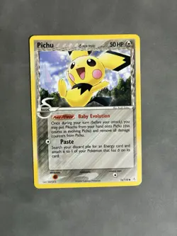 Pokemon Card - Pichu (Delta Species) Holon Phantoms 76/110 Common Non Holo - Image 1