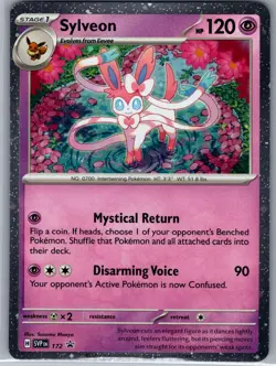 Sylveon - (Cosmos Holo) SVP 172 SV: Scarlet & Violet Promo - Pokemon Card - NM - Image 1