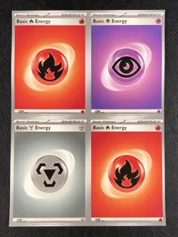 Pokemon TCG - Scarlet & Violet - Uncut Sheet Piece - 4 Card Energy - w/Toploader - Image 1