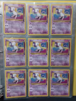 9 Card Mew #8 WoTC Promo Lot - 2000 Vintage Pokemon TCG - LP thru HP - Image 1