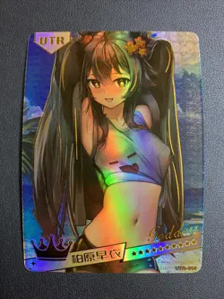 Hu Tao Genshin Impact Holo UTR 13 Swimsuit Goddess Waifu Card Girl Doujin Anim - Image 1