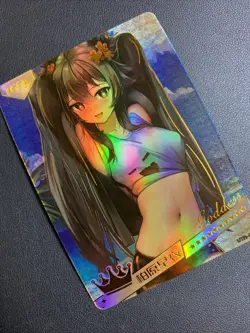 Hu Tao Genshin Impact Holo UTR 13 Swimsuit Goddess Waifu Card Girl Doujin Anim - Image 4