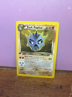 Dark Pupitar 38/105 Neo Destiny Near Mint Pokemon Card Rare TCG Card - Image 1