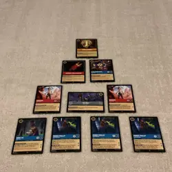 Eleven 2023 Disney Lorcana Cards MINT ALL RARE NM+ FREE SHIPPING - Image 1