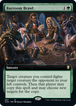 Barroom Brawl - Foil - Extended Art - Commander Legends: Battle for Baldur's Gat - Image 1