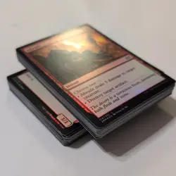 Magic the Gathering 50 Holo Foil bulk lot mixed set NO DUPLICATES Used MTG FL303 - Image 5
