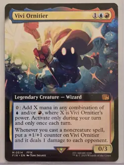2025 MTG Final Fantasy #0514 Vivi Ornitier (Extended Art) Non Foil - Image 1