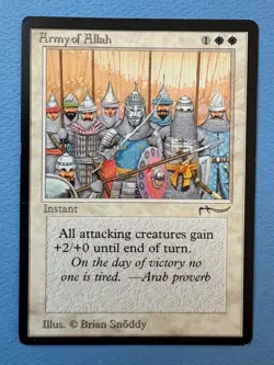 MTG Antiquities Edition, Army of Allah! 1994 Vintage Magic! - Image 1