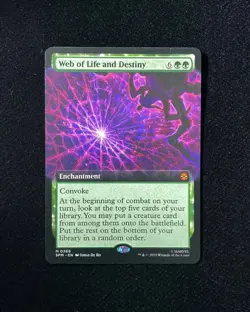 2025 Magic The Gathering MTG Marvel EN Borderless Web of Life and Destiny GAV - Image 1