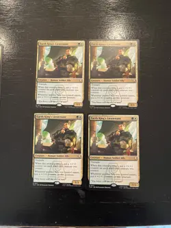 Earth King’s Lieutenant X4X NM/M Avatar The Last Airbender TLA Magic MTG - Image 1