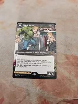 Eddie Brock (0224) Borderless Marvel's Spider-Man MTG NM - Image 1