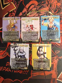 Magic The Gathering Final Fantasy Borderless FIC Mythic Lot - Image 1