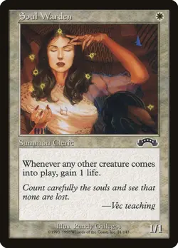 Soul Warden Exodus Magic The Gathering MTG Card - Image 1