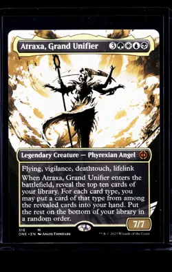 MTG Magic The Gathering Phyrxia All Will Be One Showcase Atraxa Grand Unifier - Image 1