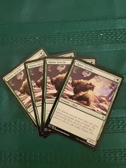 MTG 4x Alpine Grizzly x4 LP Khans of Tarkir - Image 1