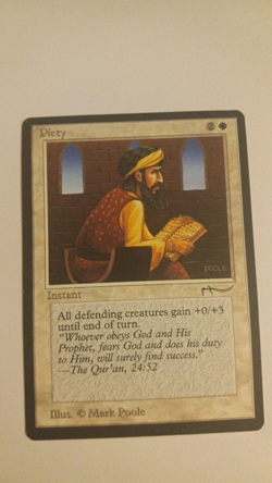 Piety LP Arabian Nights MTG Magic the Gathering - Image 1