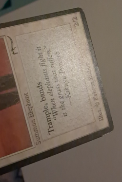 War Elephant MP Arabian Nights MTG Magic the Gathering - Image 4