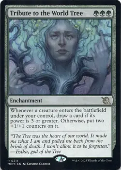 Tribute to the World Tree - March of the Machine - Magic MTG NM - Image 1