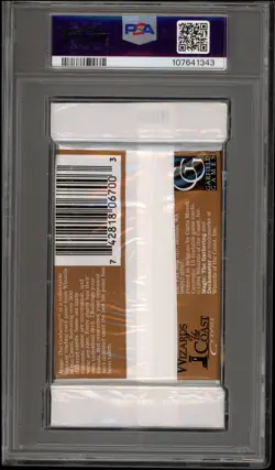 Magic The Gathering MTG Revised Edition Plastic Pack Sealed Booster Pack PSA 8 - Image 2