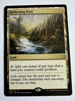 MTG - Reflecting Pool - Battle for Baldur's Gate CLB - #358 Rare M/NM - Image 1