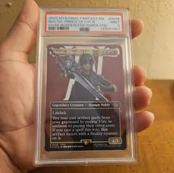 2025 MTG FINAL FANTASY #0546 NOCTIS SURGE BORDERLESS PSA 9 - Image 1