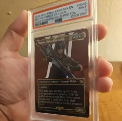 2025 MTG FINAL FANTASY #0546 NOCTIS SURGE BORDERLESS PSA 9 - Image 3