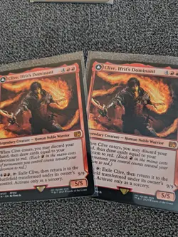 Clive, Ifrit's Dominant (Borderless) (0318) Final Fantasy Non Foil MTG W/ Regula - Image 3