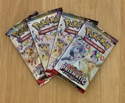 Pokemon TCG: Prismatic Evolutions Booster Packs Sealed Lot of 4 - Image 1