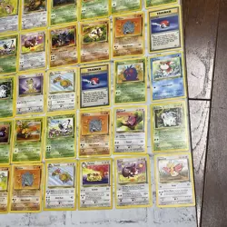 Pokemon 1999 Jungle Lot of 140 Cards Vintage Vtg Card - LP-LP+ Nintendo Pokemon - Image 2