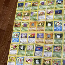 Pokemon 1999 Jungle Lot of 140 Cards Vintage Vtg Card - LP-LP+ Nintendo Pokemon - Image 5