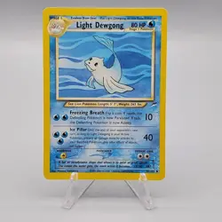 Light Dewgong 45/105 Vintage Pokemon Neo Destiny Set 2002 - Image 1