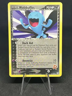 Pokemon TCG - Rockets Wobbuffet 47/109 - Team Rocket Returns - Regular - Image 1