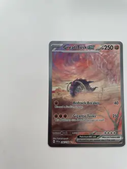 Pokemon TCG Great Tusk ex 246/198 Scarlet & Violet Special Illustration Rare NM - Image 3