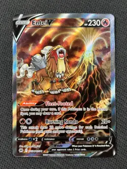 Entei v Crown Zenith Galarian Gallery Holo Ultra Rare Pokemon TCG GG36/GG70 - Image 1