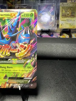 Pokemon Mega M Heracross EX TCG 5/111 XY Furious Fists Holo Ultra Rare NM - Image 3