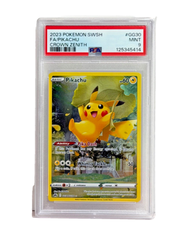 PSA 9 Pokemon TCG 2023 Pokemon SWSH Crown Zenith #GG30 Fa/Pikachu MINT - Image 1